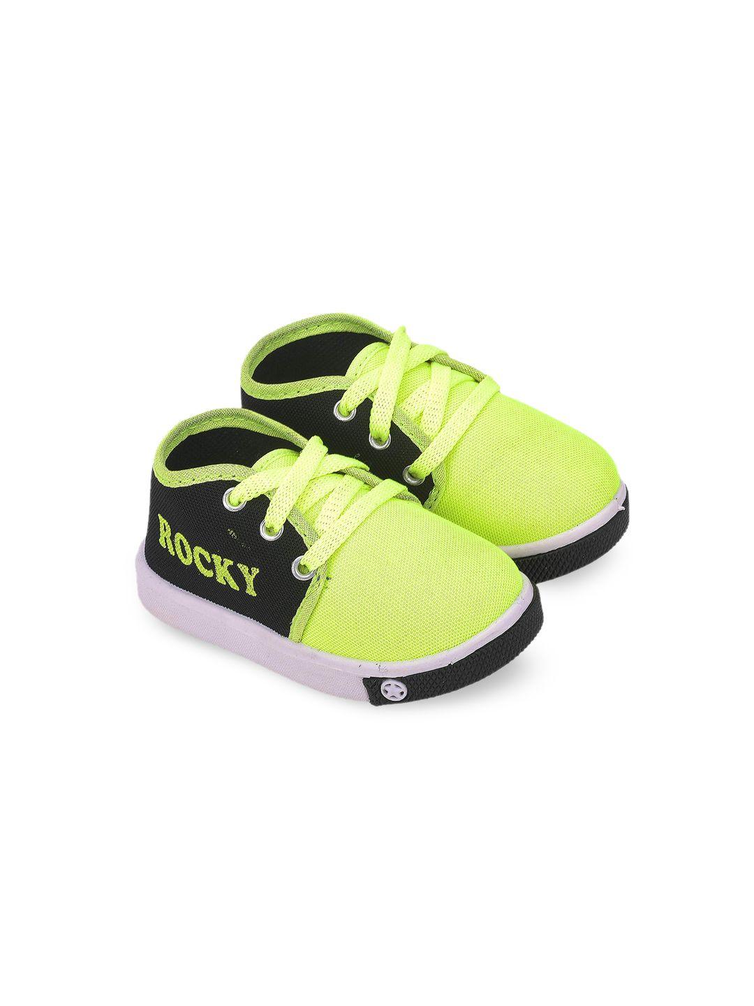 smartots unisex kids green colourblocked sneakers