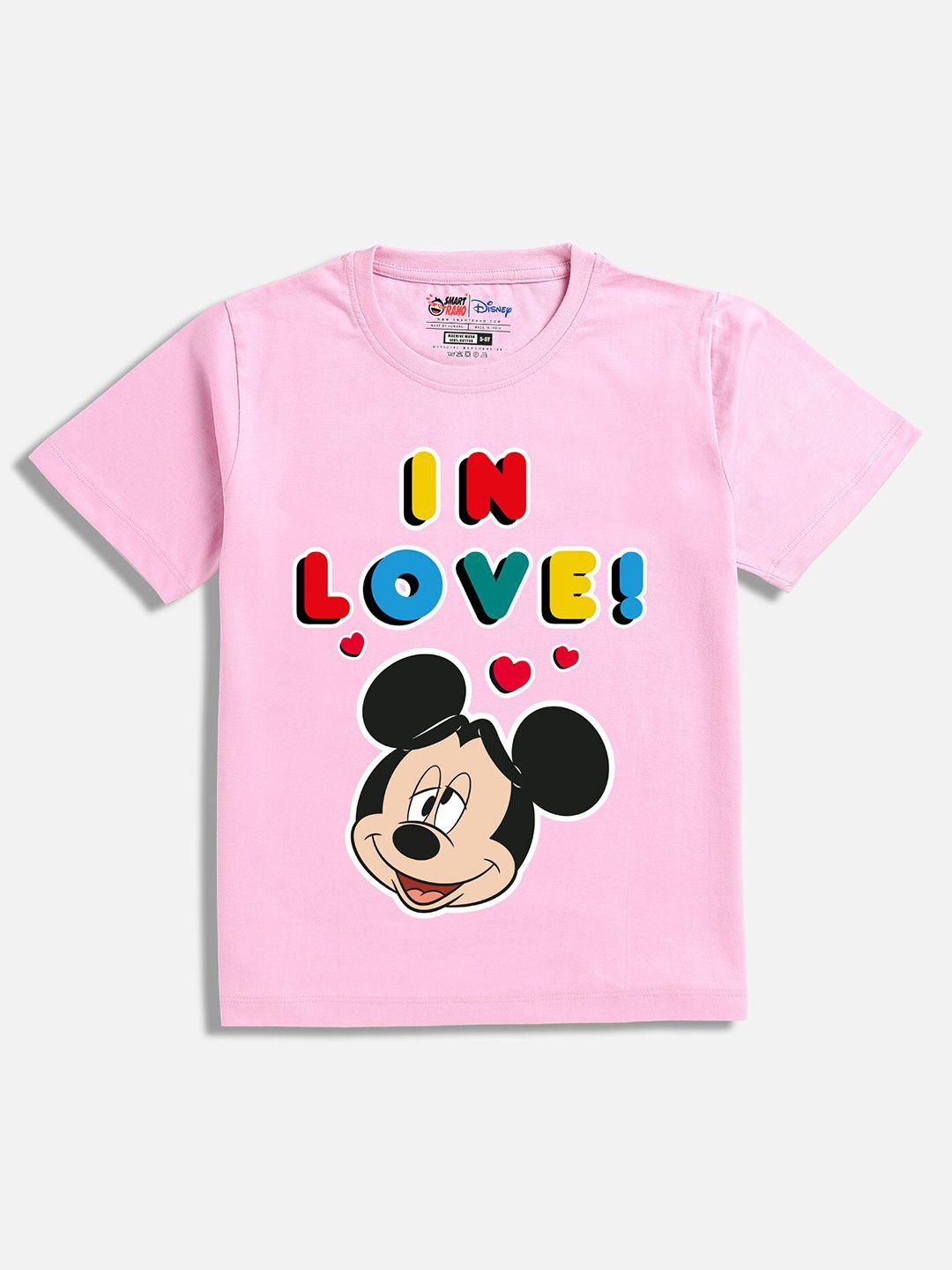 smartraho boys mickey mouse printed cotton t-shirt