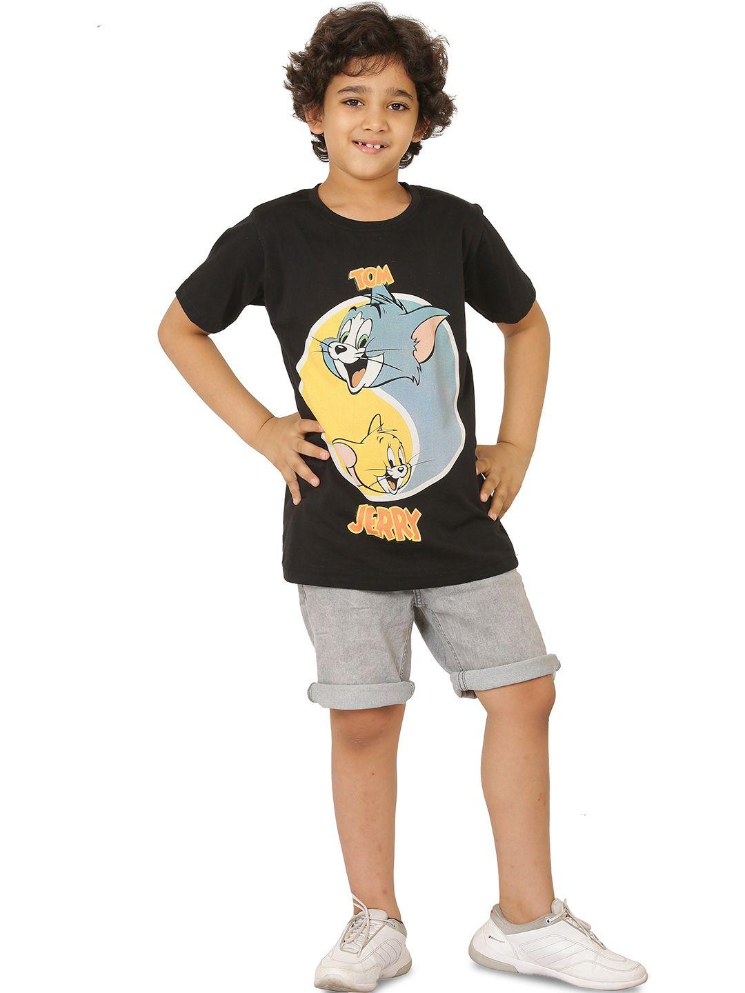 smartraho boys tom & jerry printed cotton t-shirt