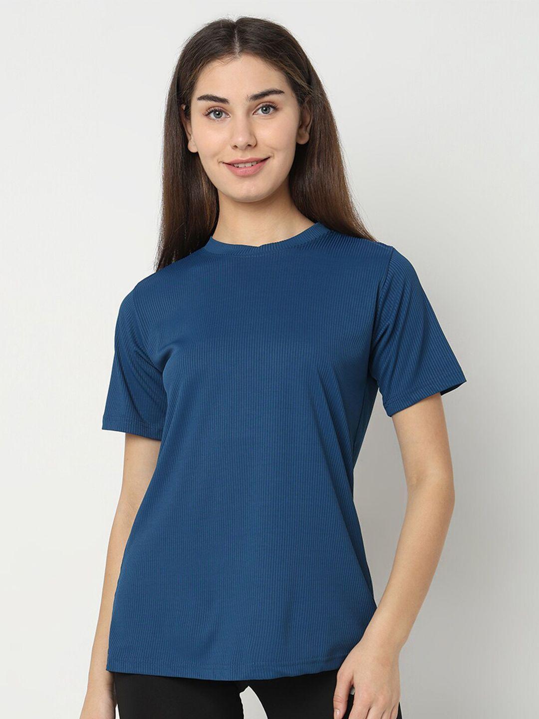 smarty pants women blue anti odour t-shirt
