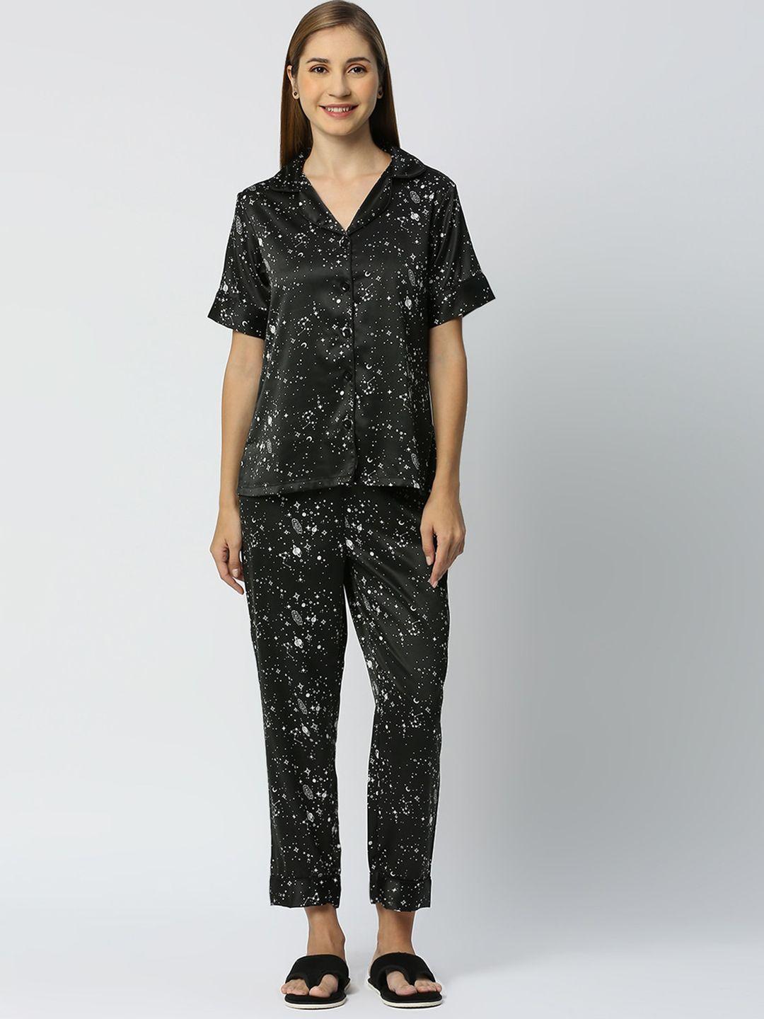 smarty pants conversational printed night suit