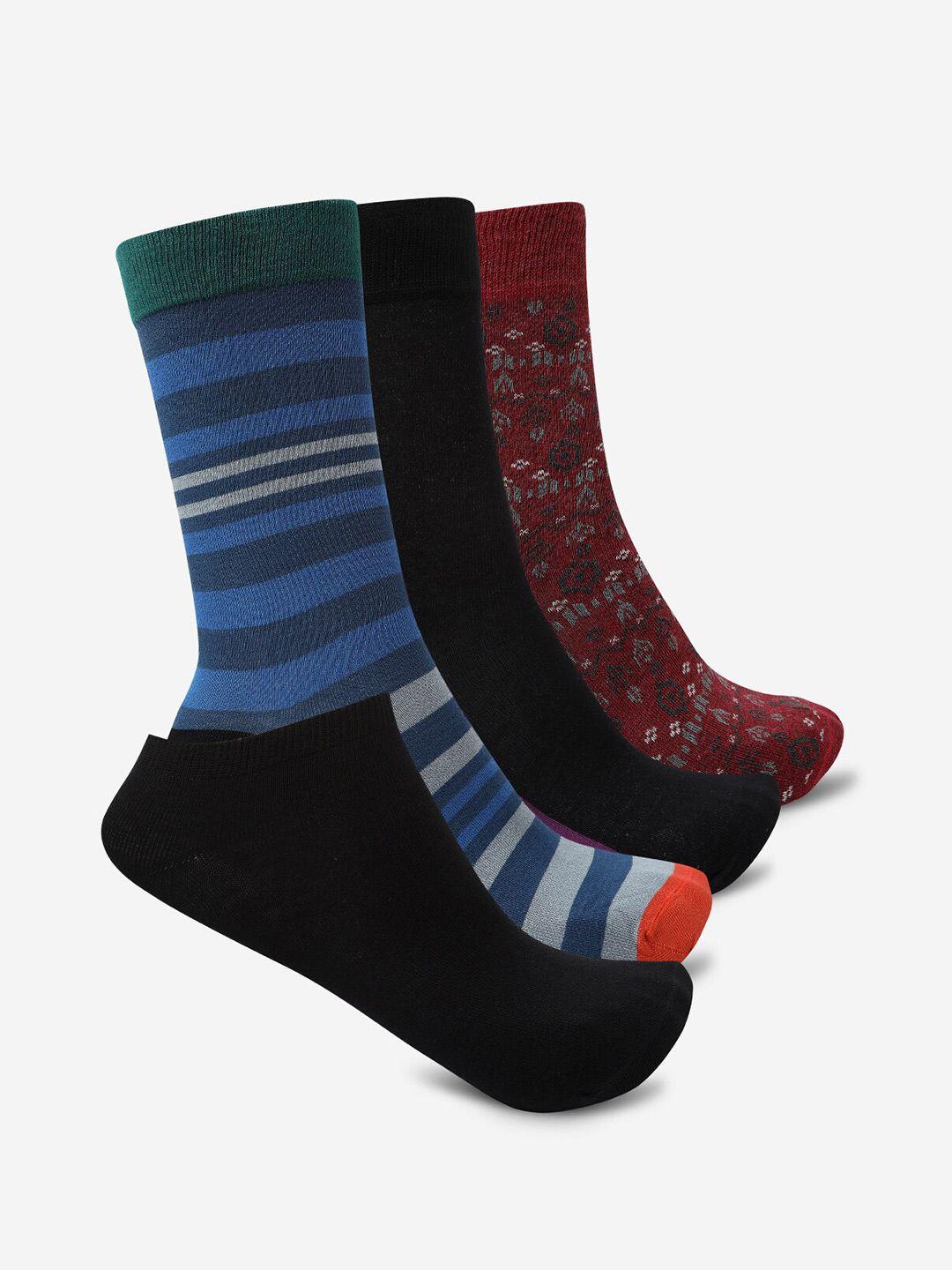smarty pants unisex pack of 4 assorted cotton calf-length socks