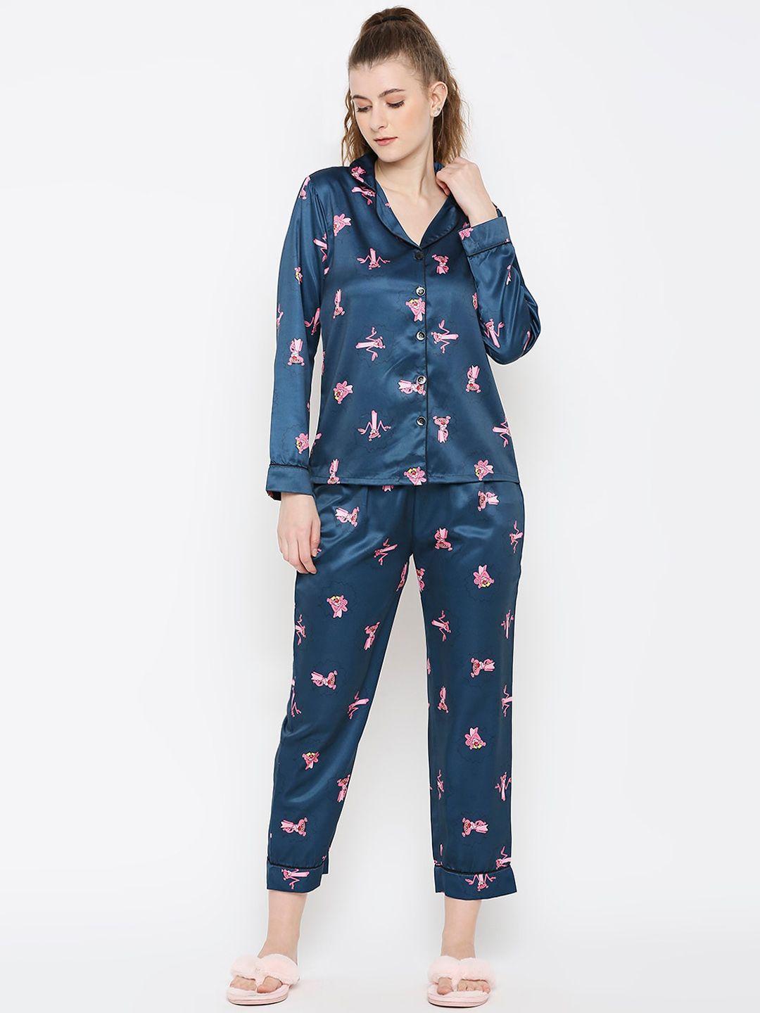 smarty pants women printed night suit