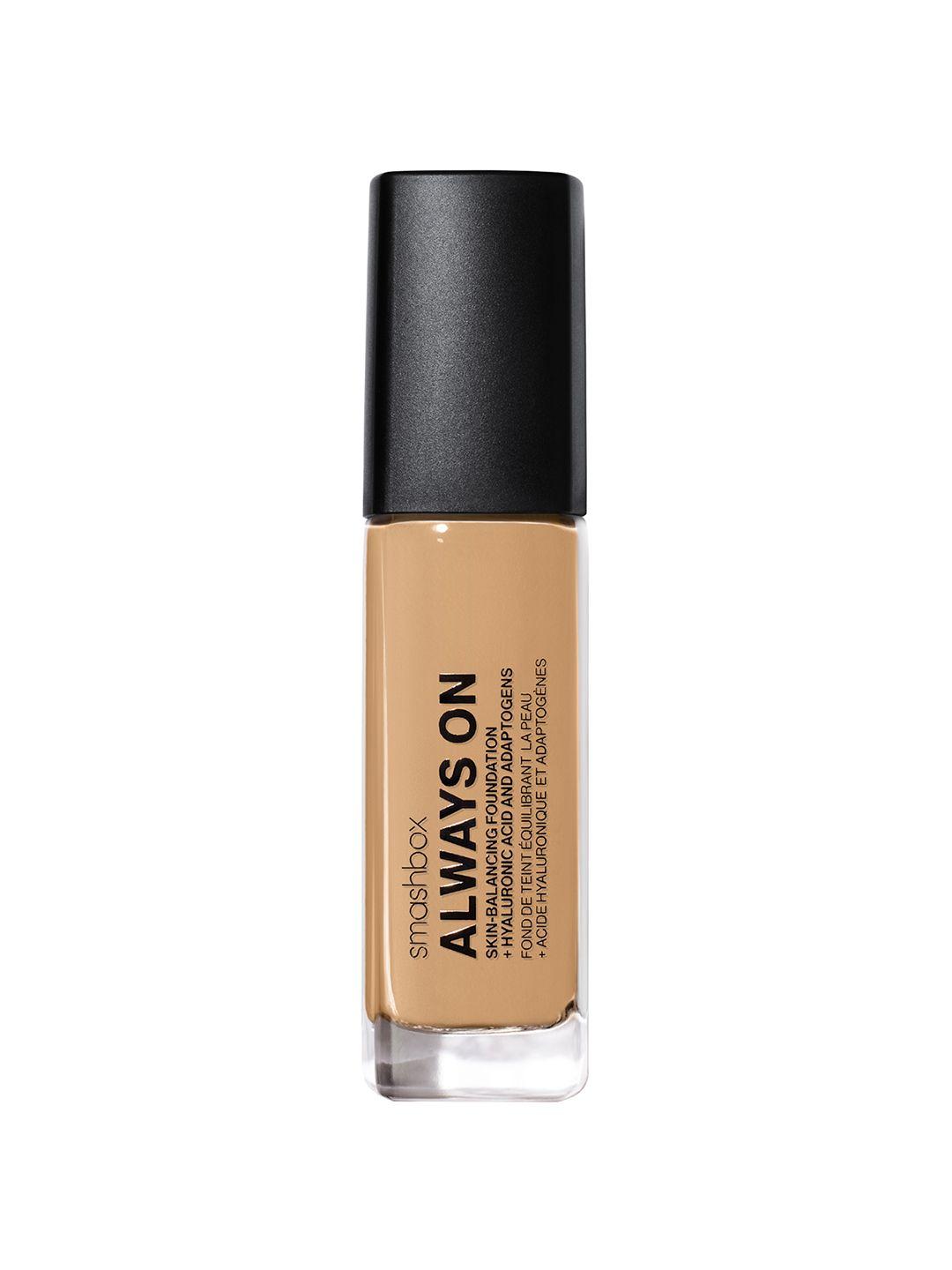 smashbox always on skin-balancing foundation with hyaluronic acid 30 ml - shade m10w