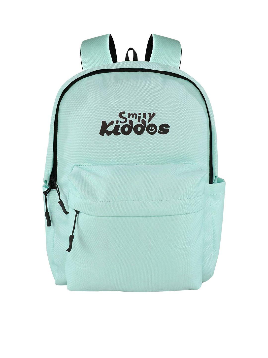 smily kiddos brand logo printed backpack