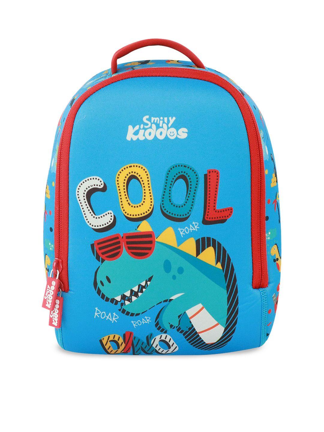 smily kiddos unisex kids blue & red graphic backpack
