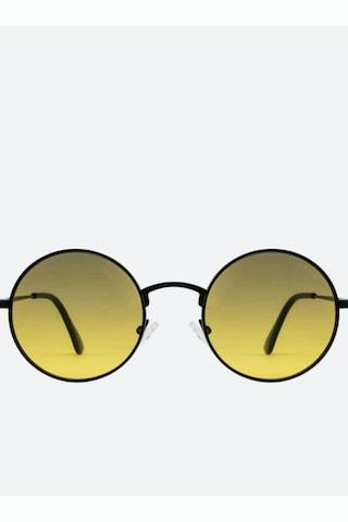 smoke and yellow sunglasses