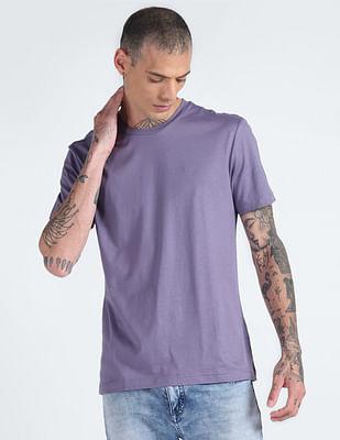 smooth cotton solid t-shirt
