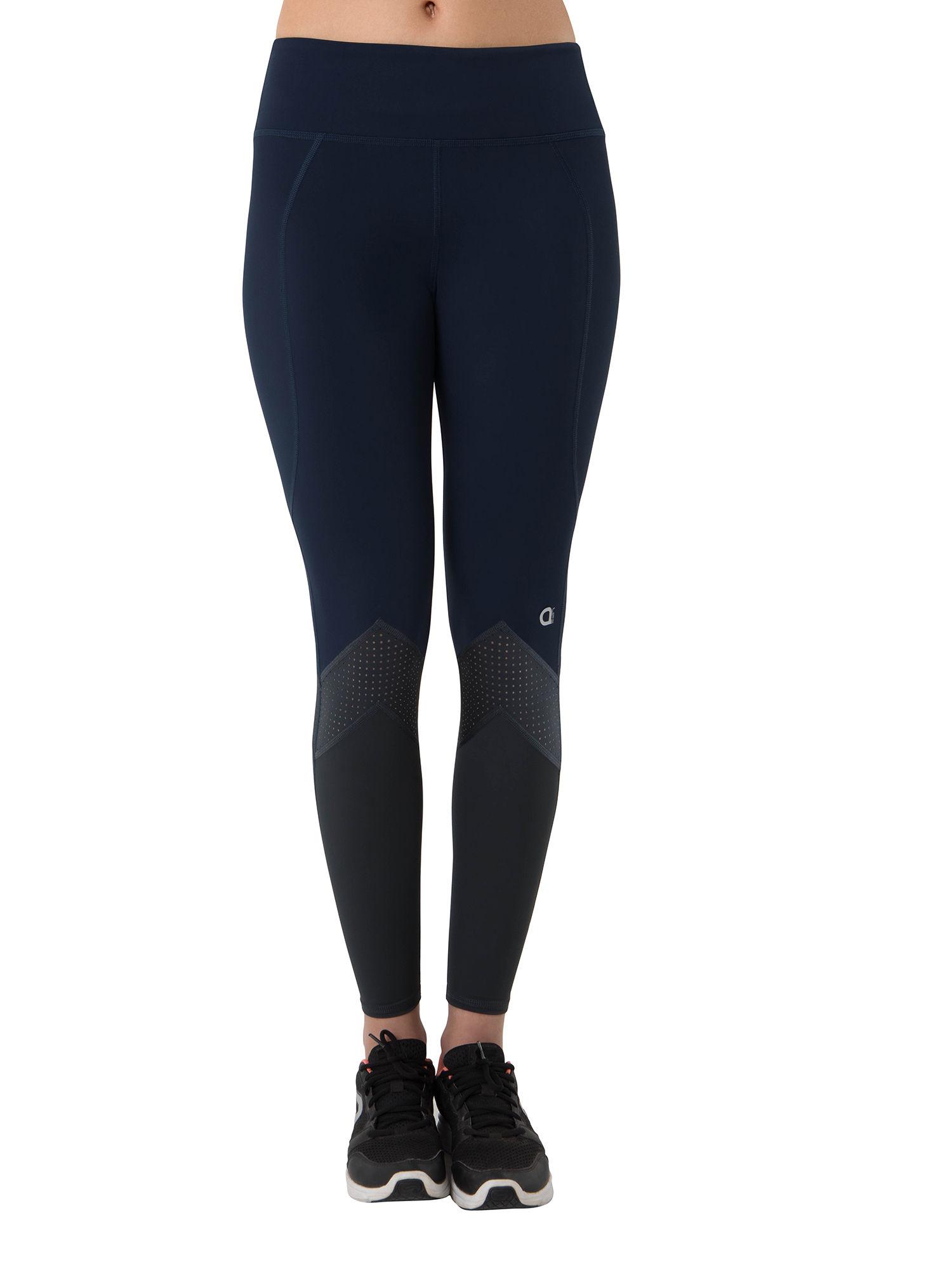 smooth fitness full length pant - blue