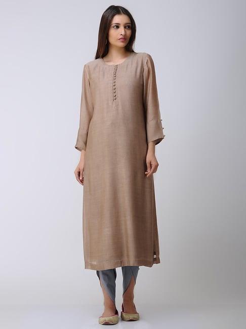 smriti gupta kapaas brown kurta