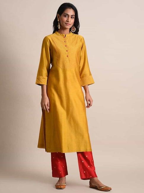 smriti gupta kapaas yellow kurta