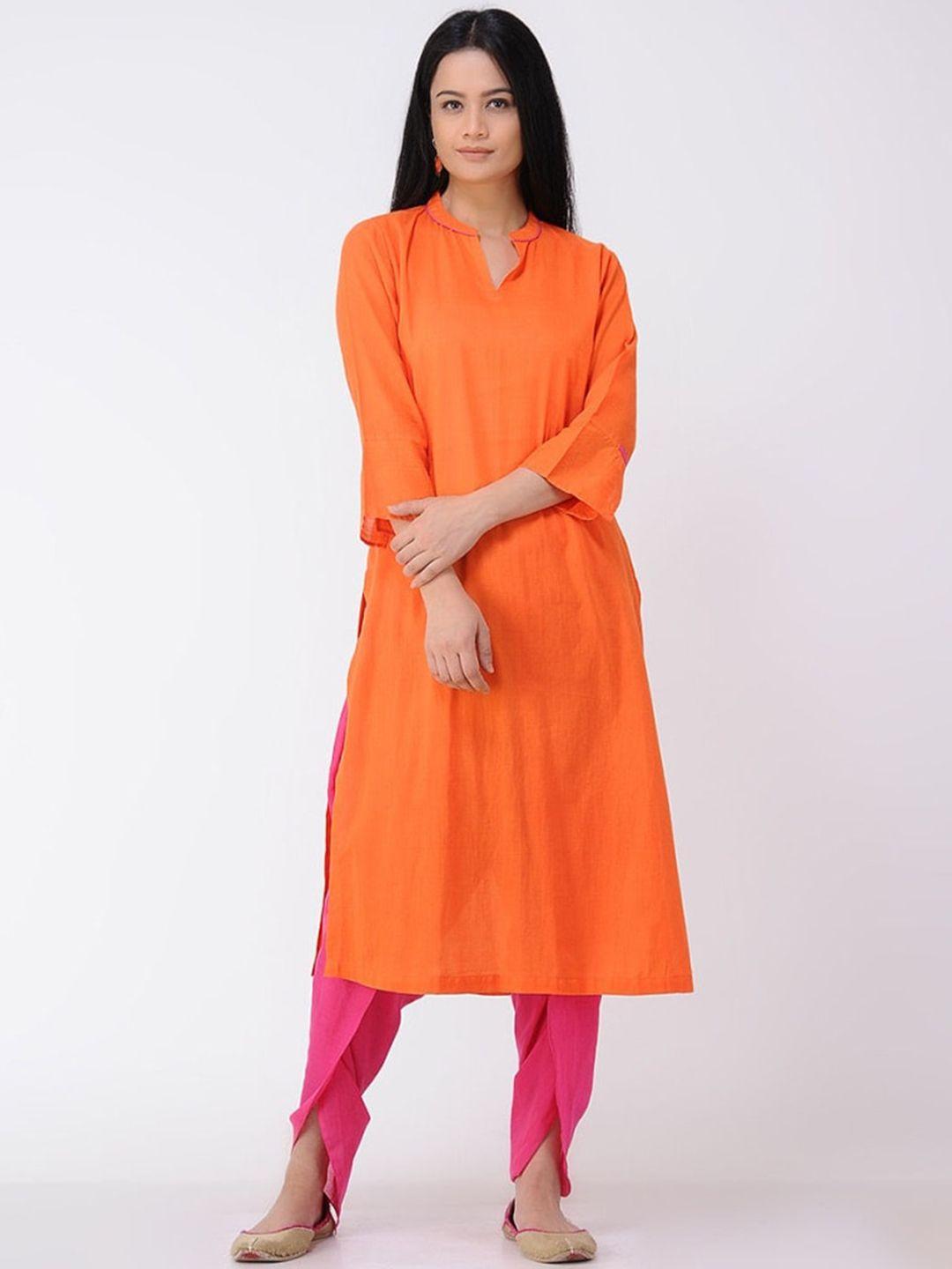 smriti gupta mandarin collar a-line kurta