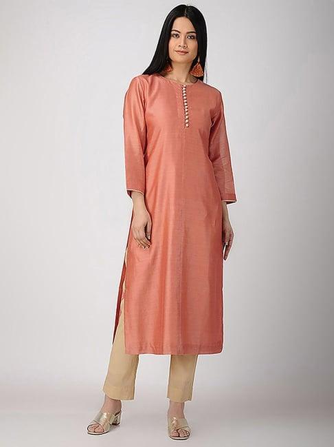 smriti gupta rozanna tangerine kurta