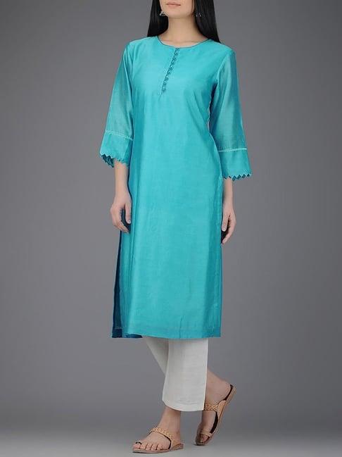 smriti gupta rozanna turquoise kurta