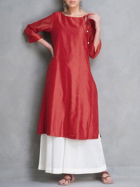 smriti gupta rozanna vermillion kurta