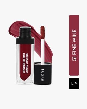 smudge me not liquid lipstick - 51 fine wine