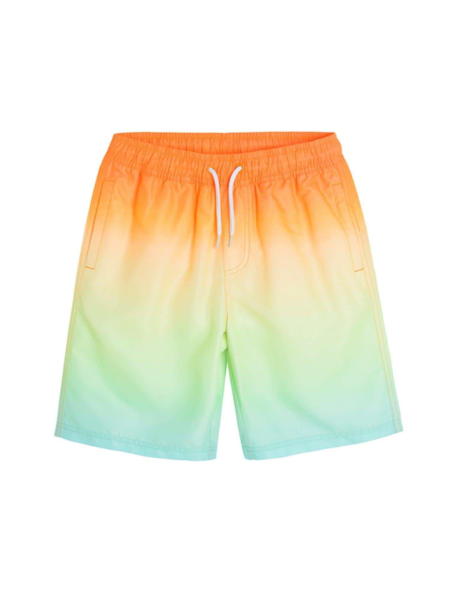 smyk boys orange swimwear shorts