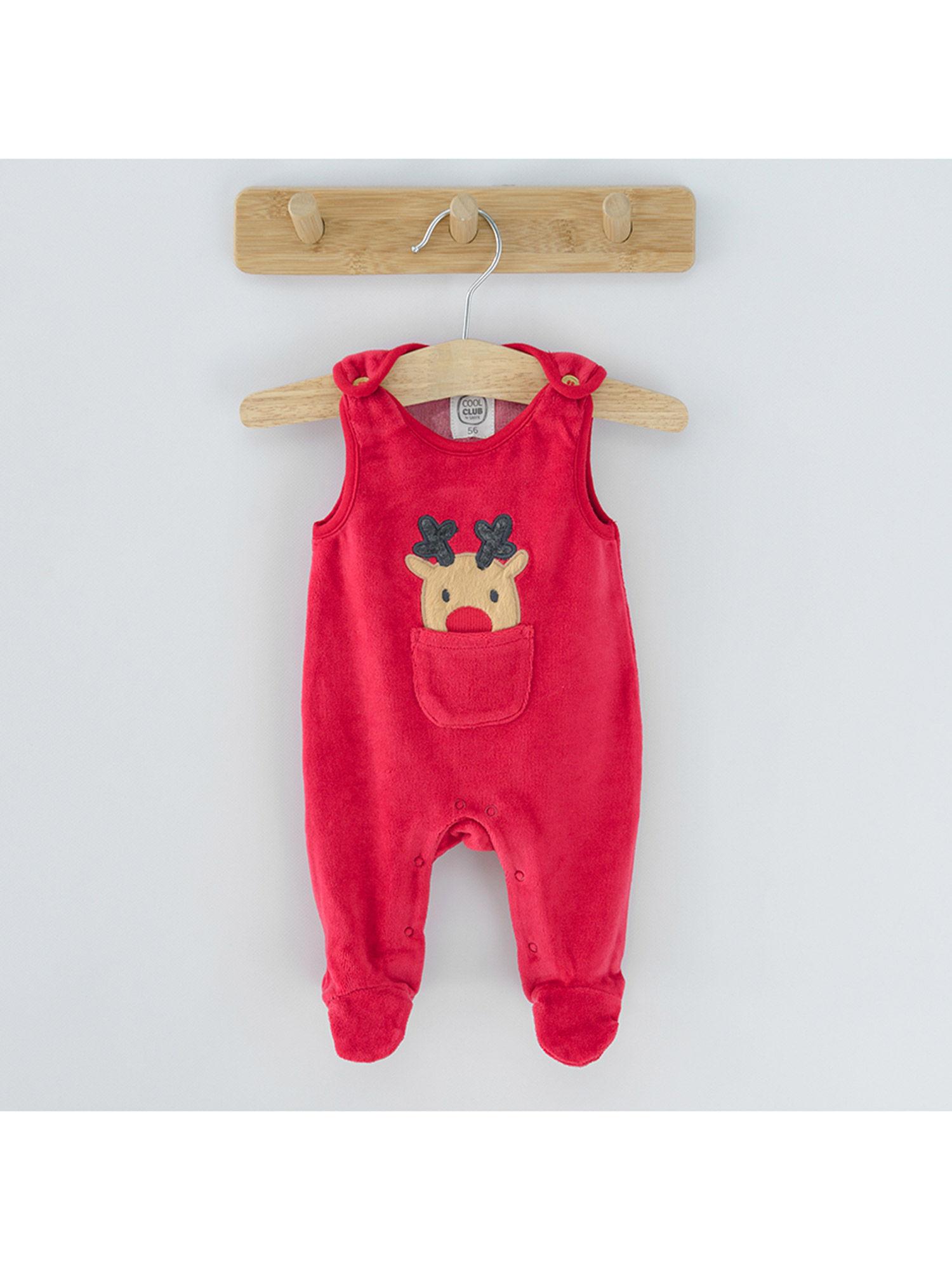 smyk unisex red knitted bodysuits & rompers