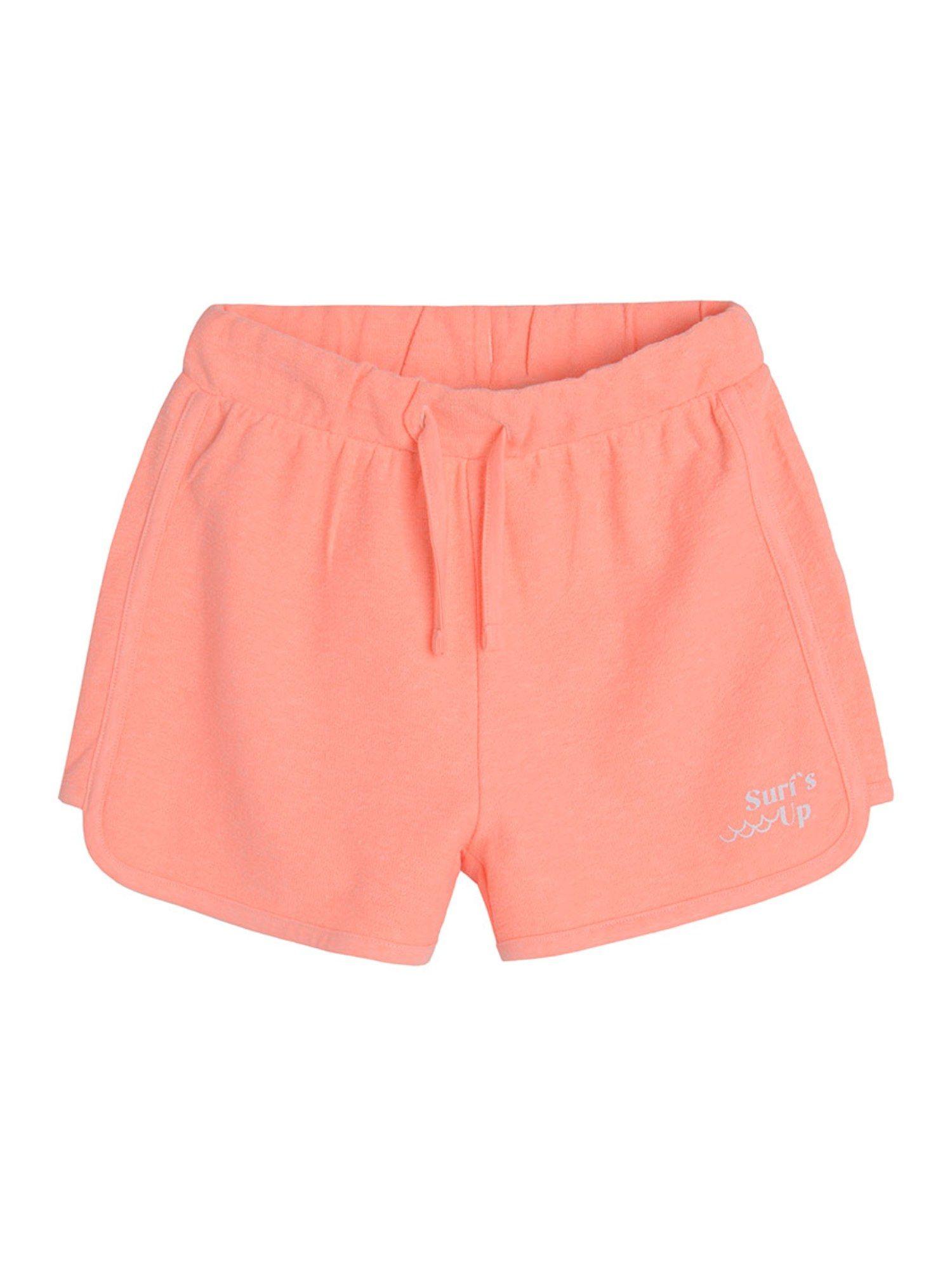 smyk girls pink solid shorts