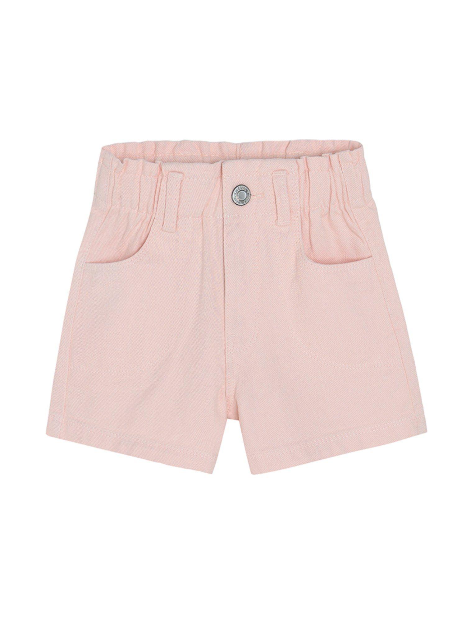 smyk girls pink woven shorts