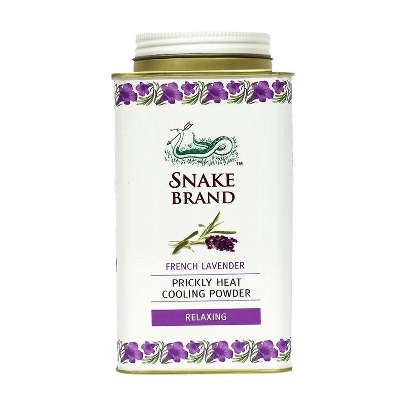 snake brand french lavender prickly heat cooling powder relaxing