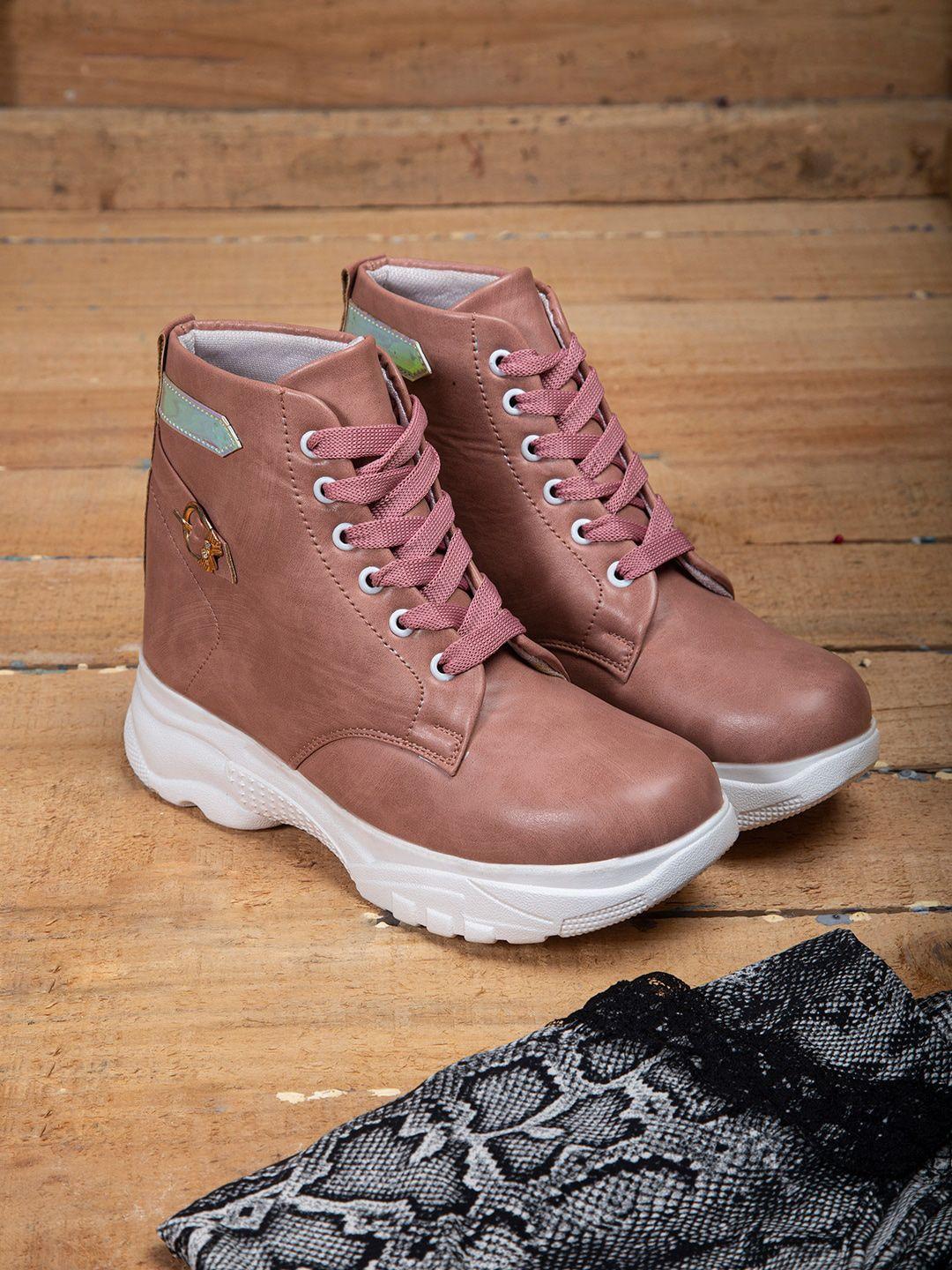 sneakers villa women pink fashion