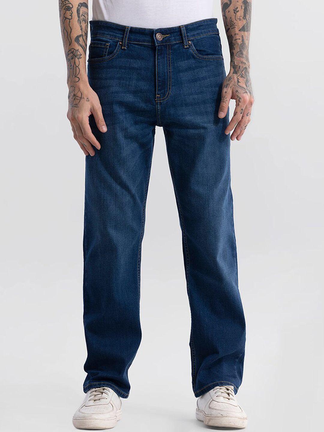 snitch-men-blue-comfort-fit-light-fade-cotton-jeans