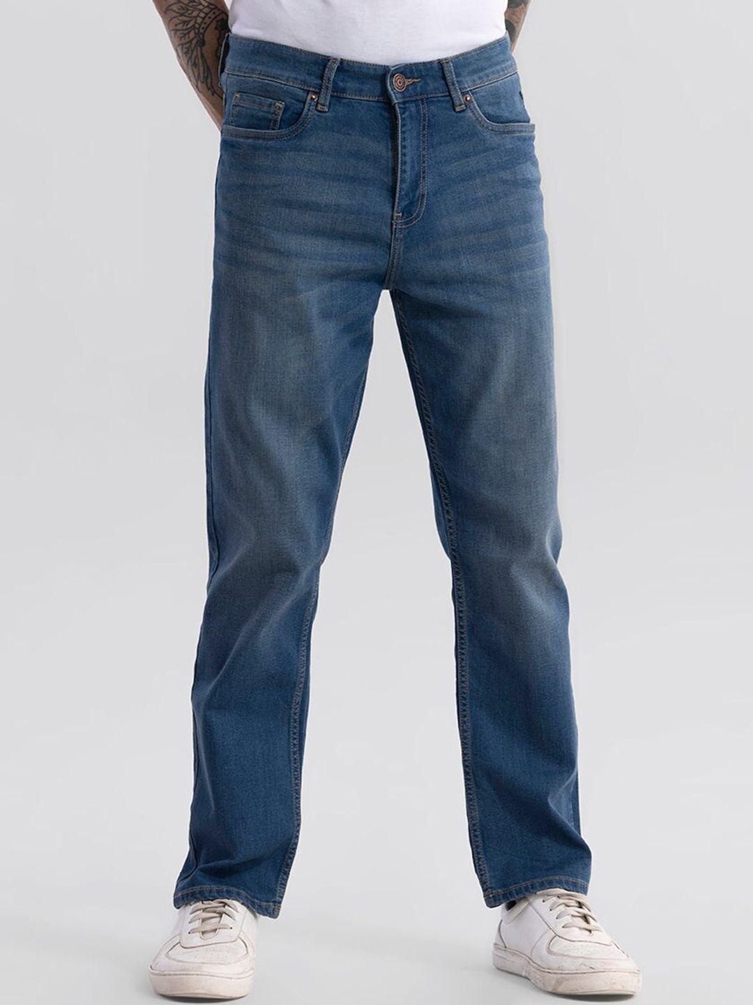 snitch-men-blue-comfort-fit-light-fade-cotton-jeans
