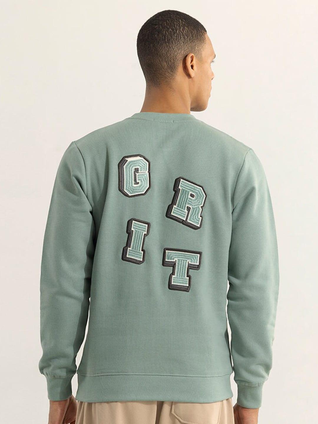 snitch typography printed pullover