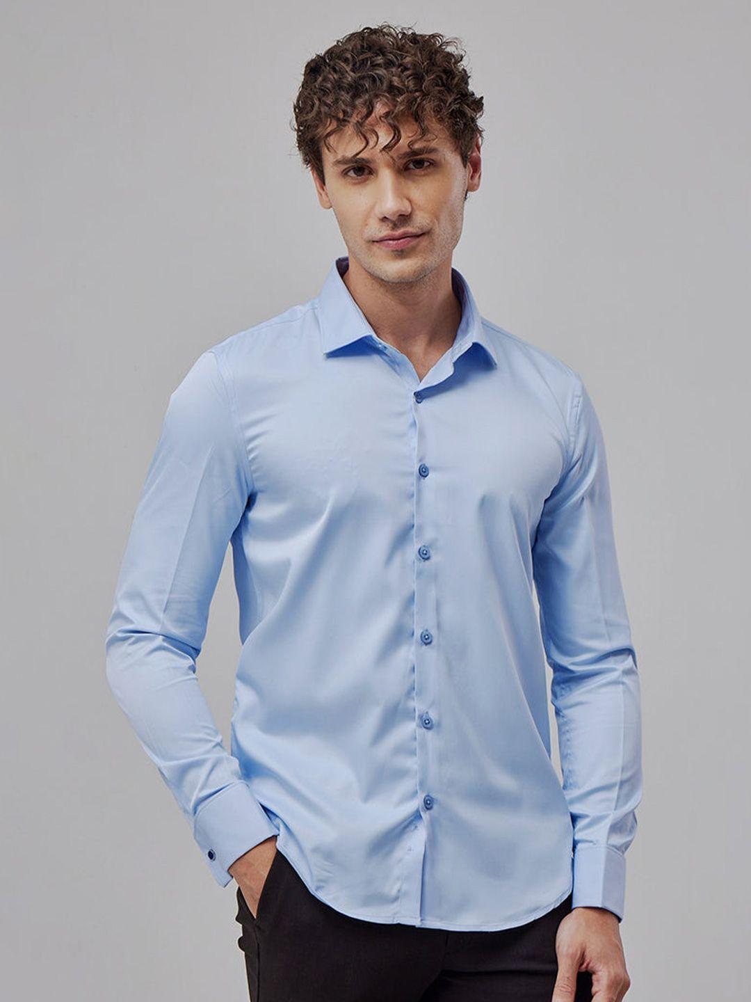 snitch classic slim fit cotton casual shirt