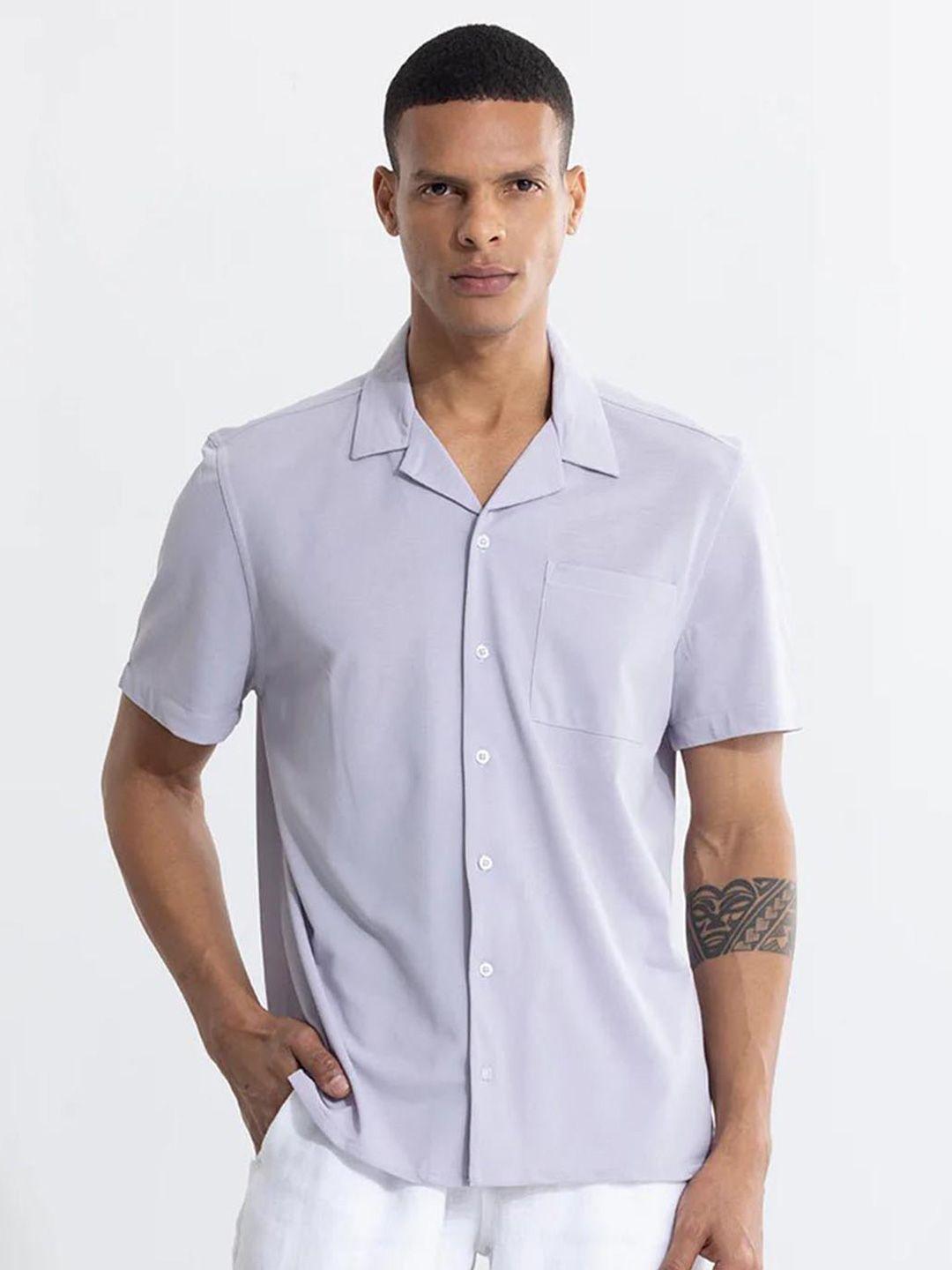 snitch classic spread collar pure cotton oversized casual shirt