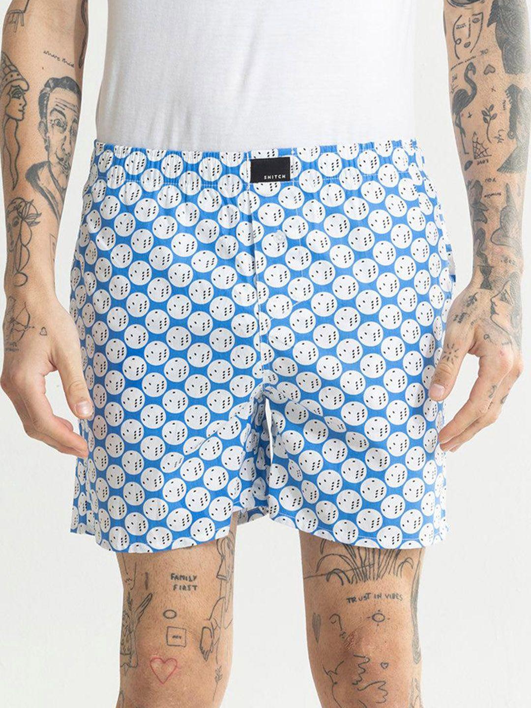 snitch men printed cotton boxers