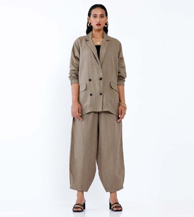 snob helen jacket - khaki