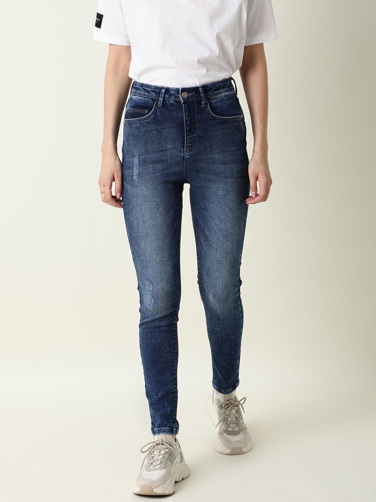 snowtail blue denim pant