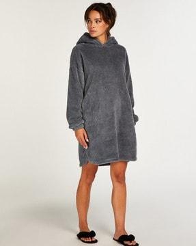 snuggle hooded lounge dress