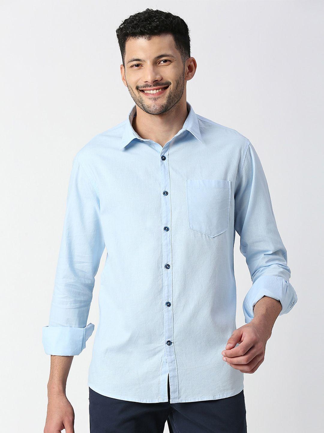snx tailored fit pure cotton shirt