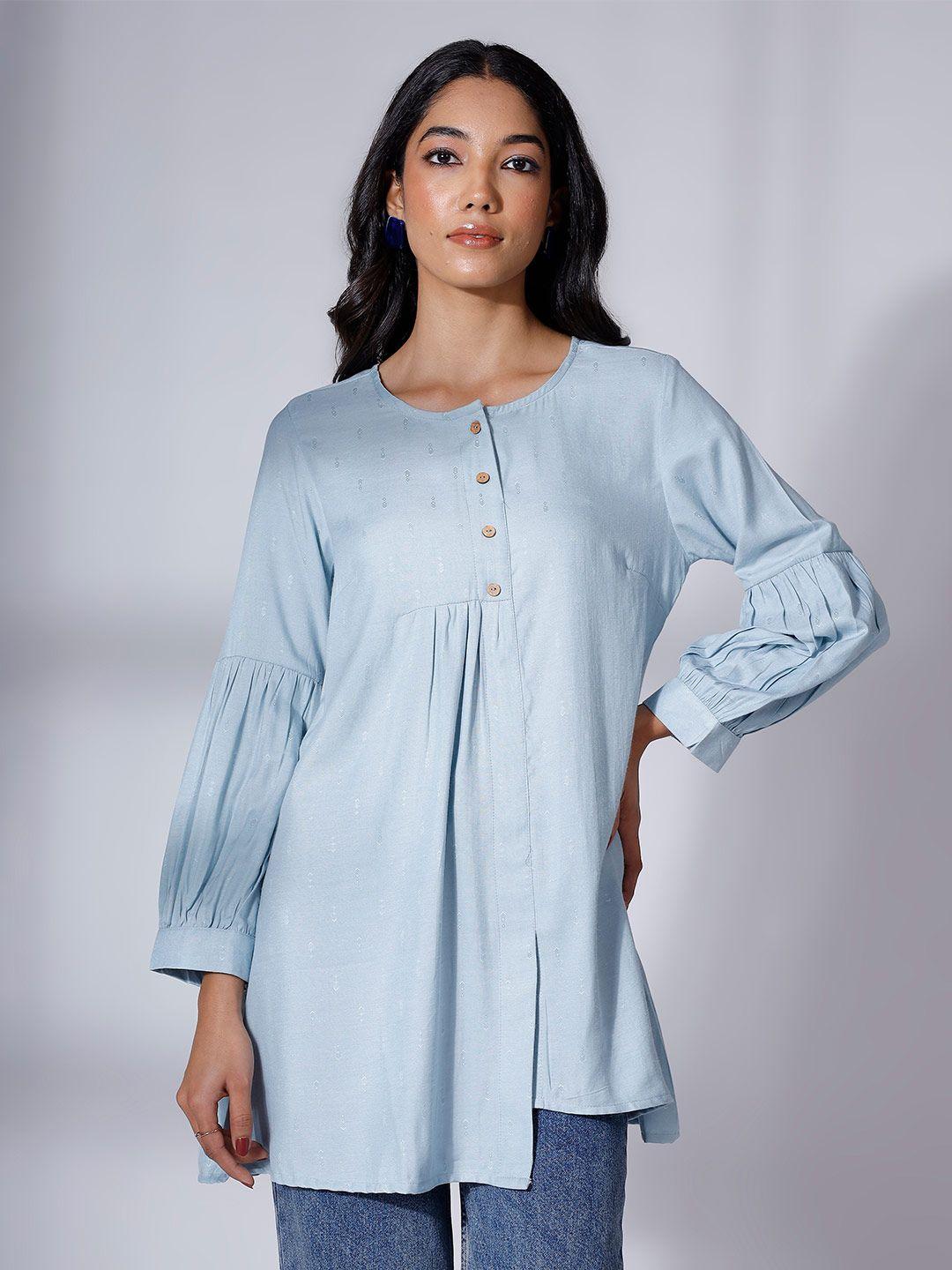 soan blue kurti