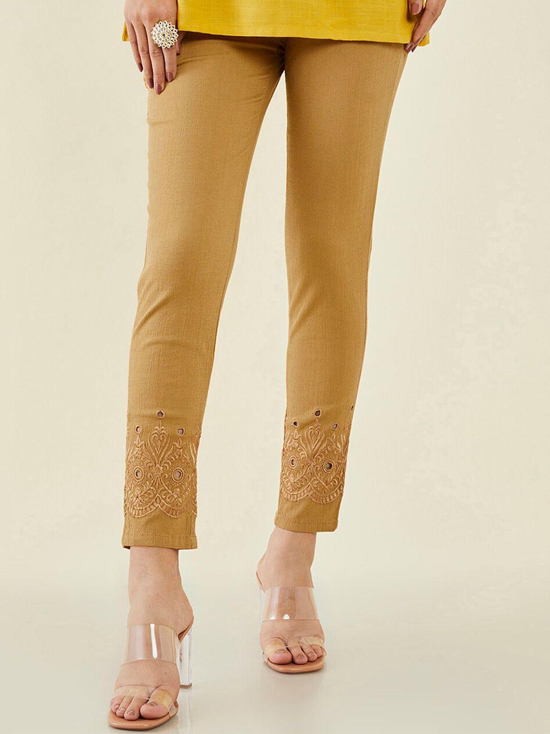 soch cotton ankle-length trousers