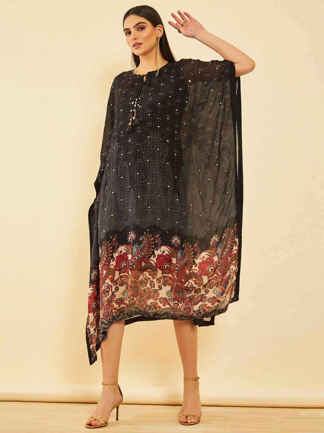 soch embellished kaftan ethnic dress