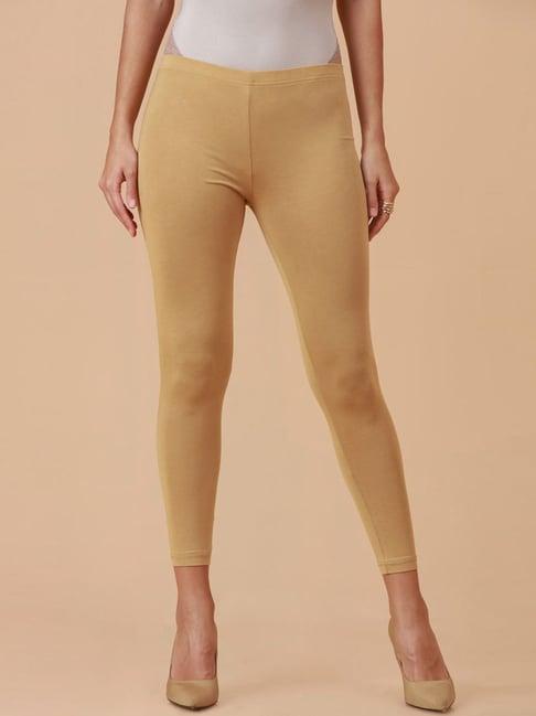 soch golden cotton mid rise leggings
