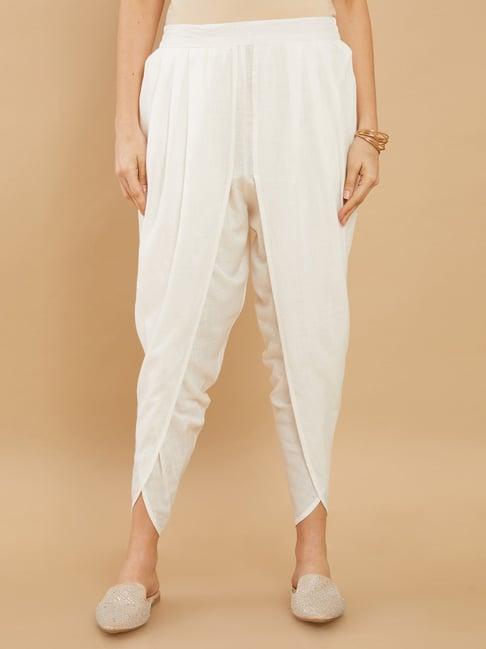 soch off-white regular fit dhoti pants