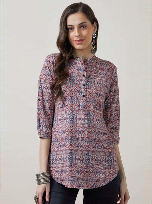 soch pink printed tunic