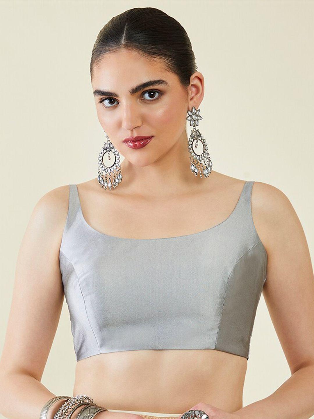 soch sleeveless saree blouse