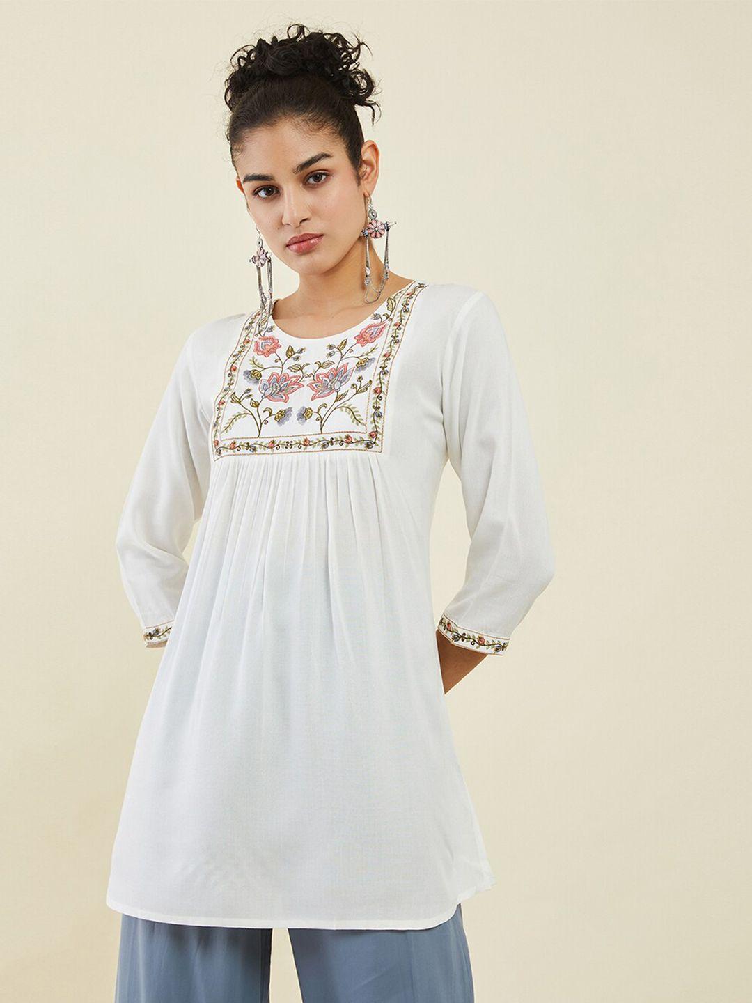 soch women embroidered tunic