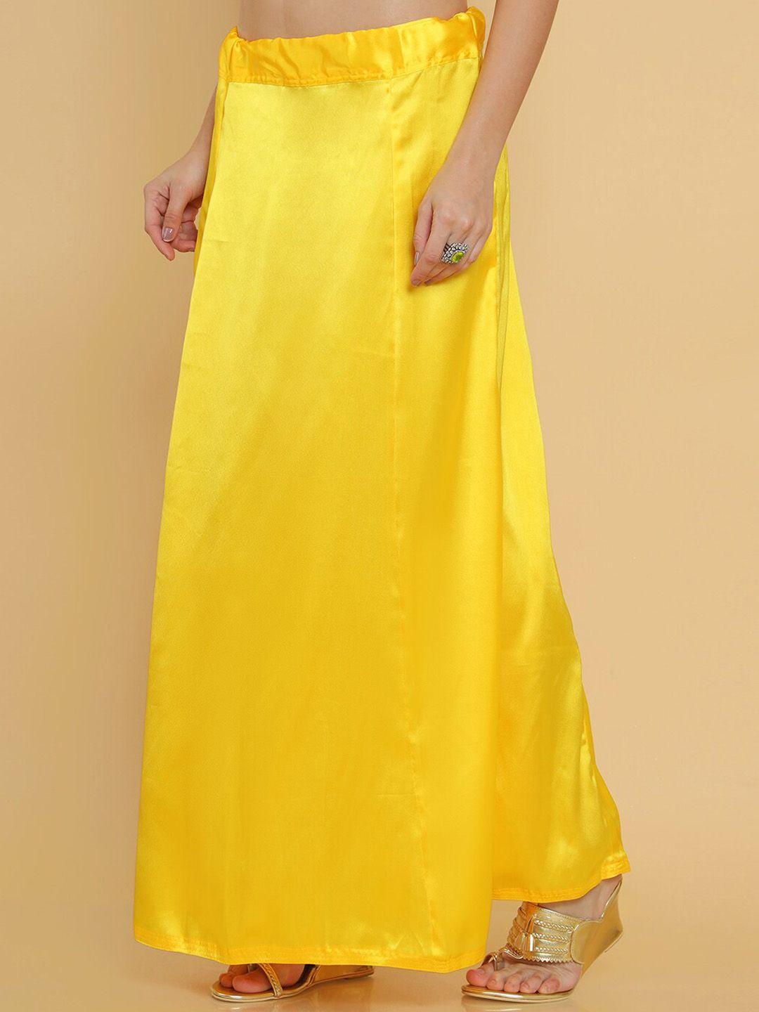 soch women yellow solid petticoat