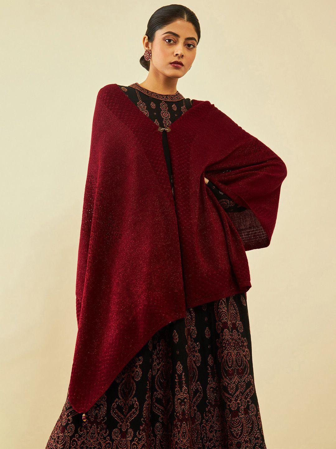 soch woven design shawl