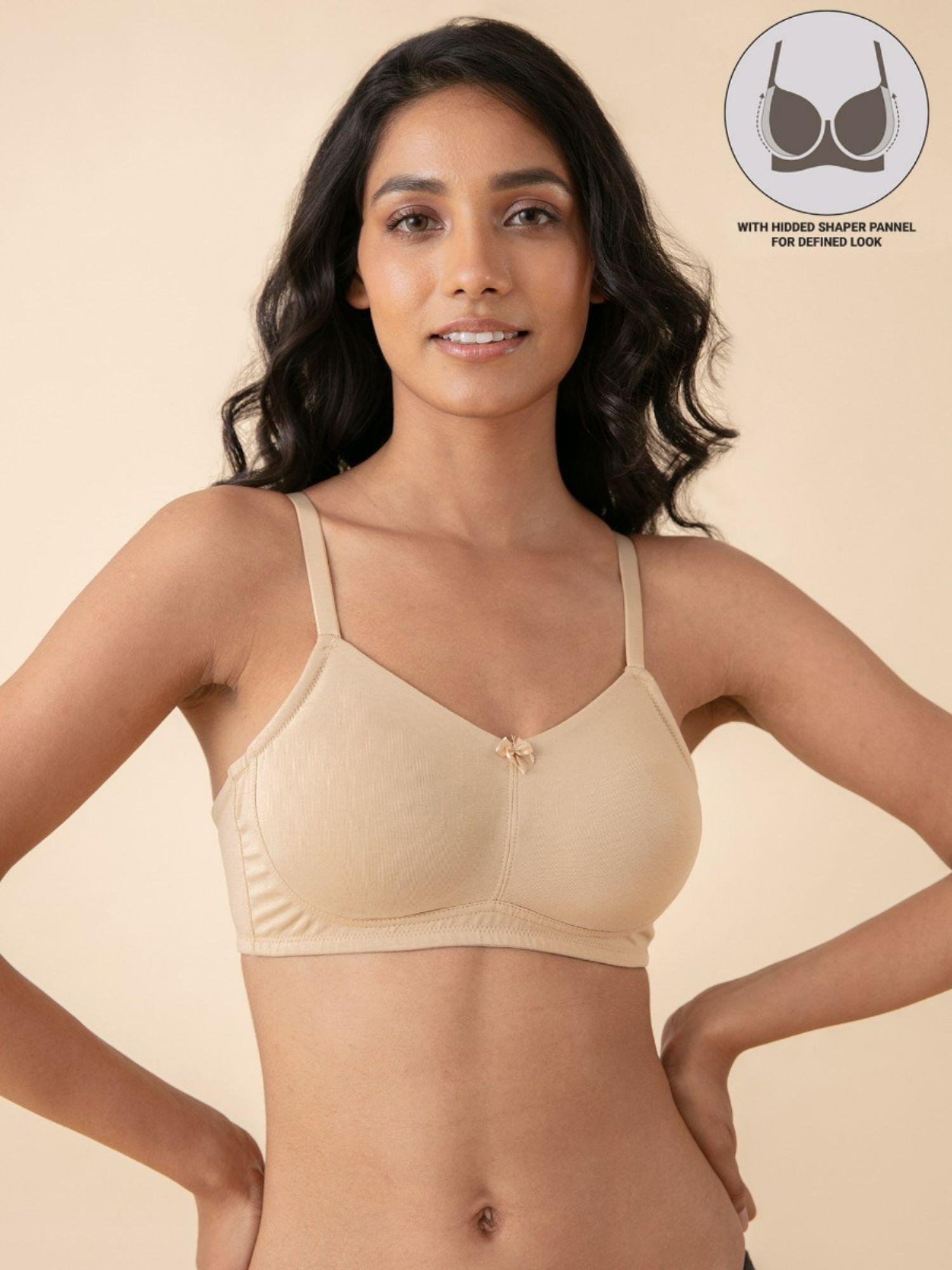 soft cup wireless hold me up full coverage - nude nyb062