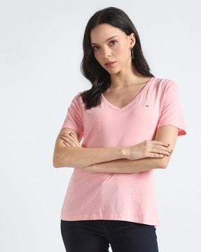 soft slim fit v-neck t-shirt