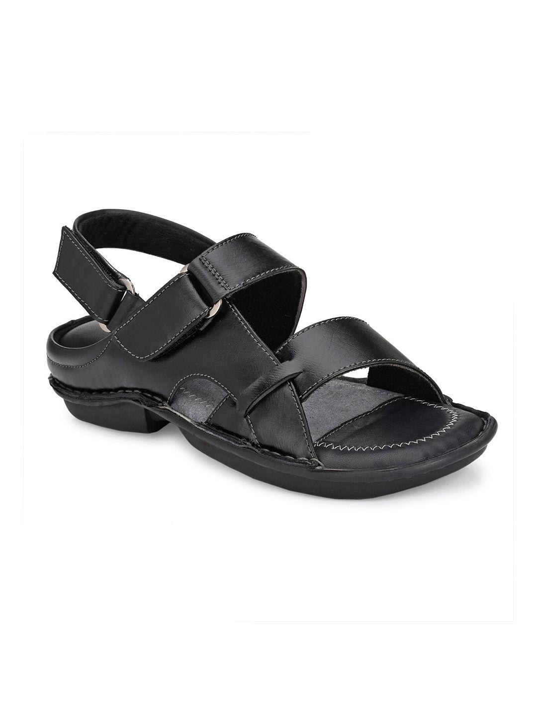 softio men black comfort sandals