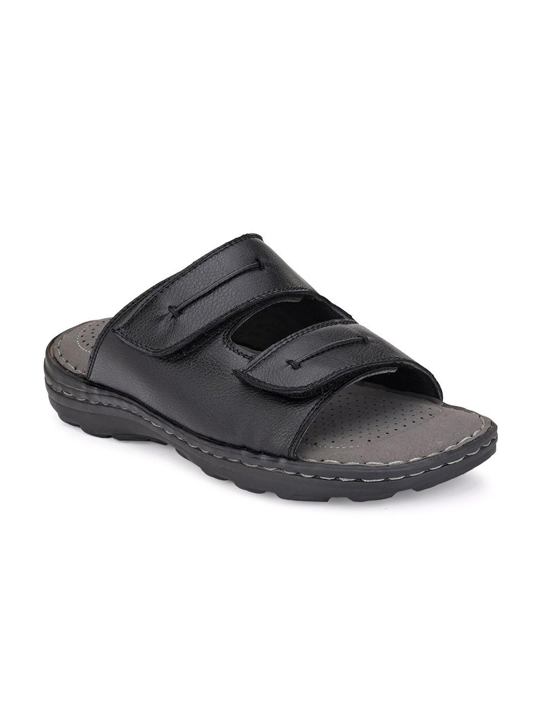 softio men black comfort sandals